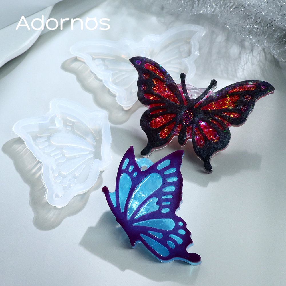 Resin Art Products - 1Set Butterfly Keychain Epoxy Resin Mold
