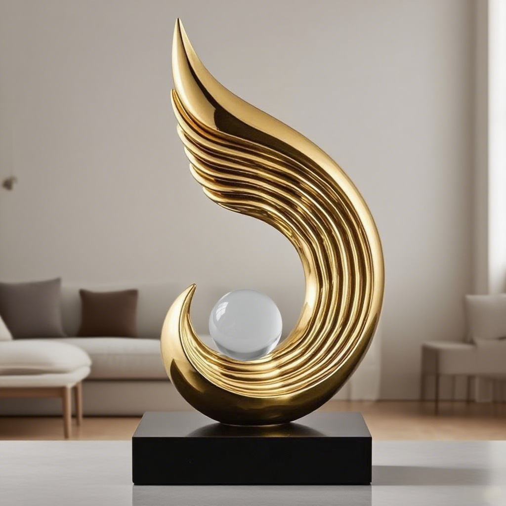 Resin Art Furniture - 1Pc Prosperity-Enhancing Ornament, Wine Cabinet Decoration,