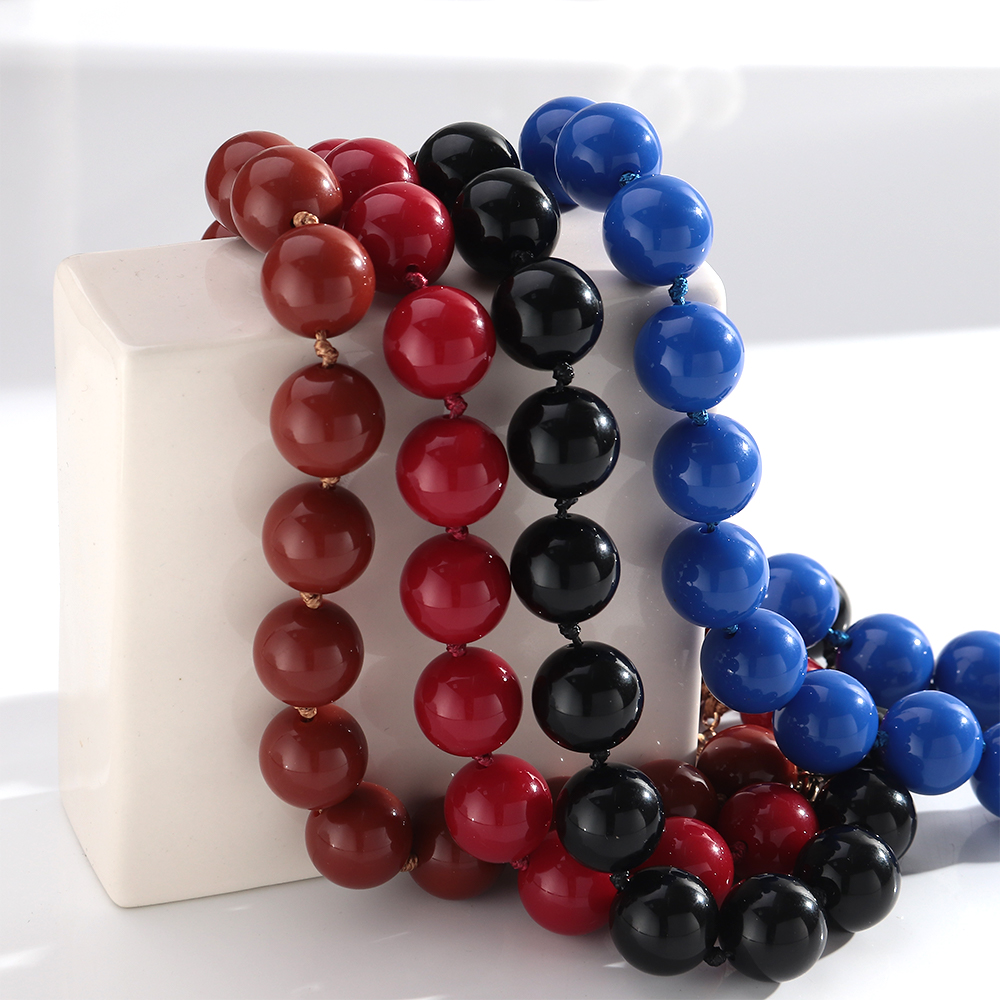 Fashion Colorful Large Round A - Resin Art Necklace recensie en prijs