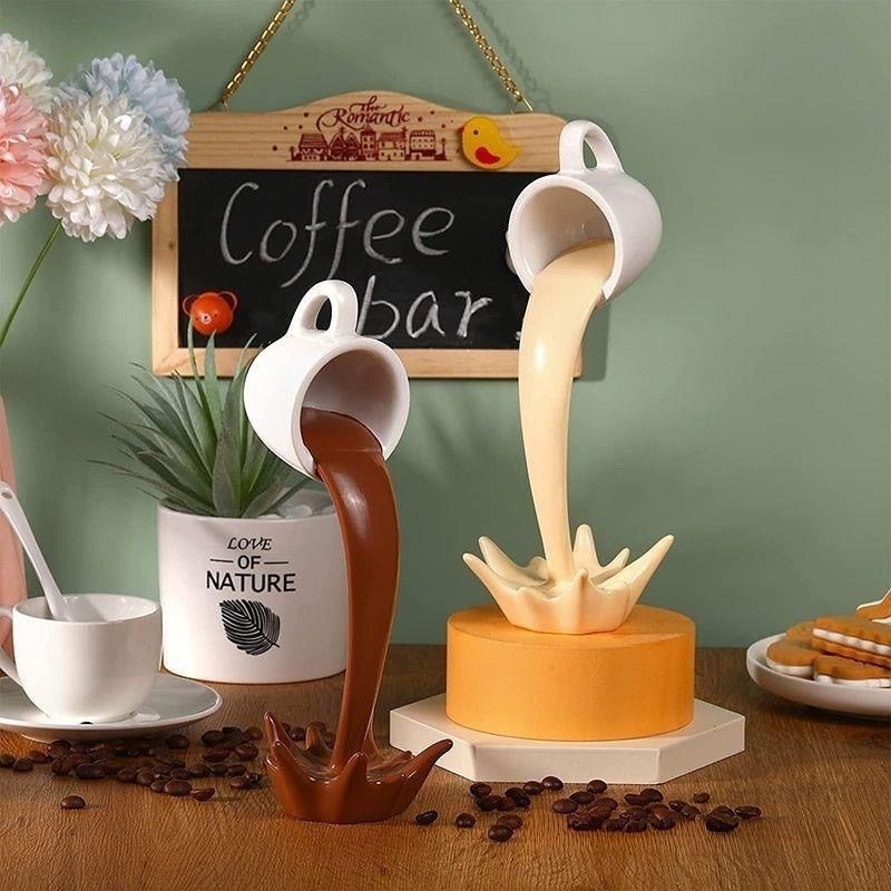 3D Coffee Cup Art Sculpture Of - Resin Art Pouring recensie en prijs