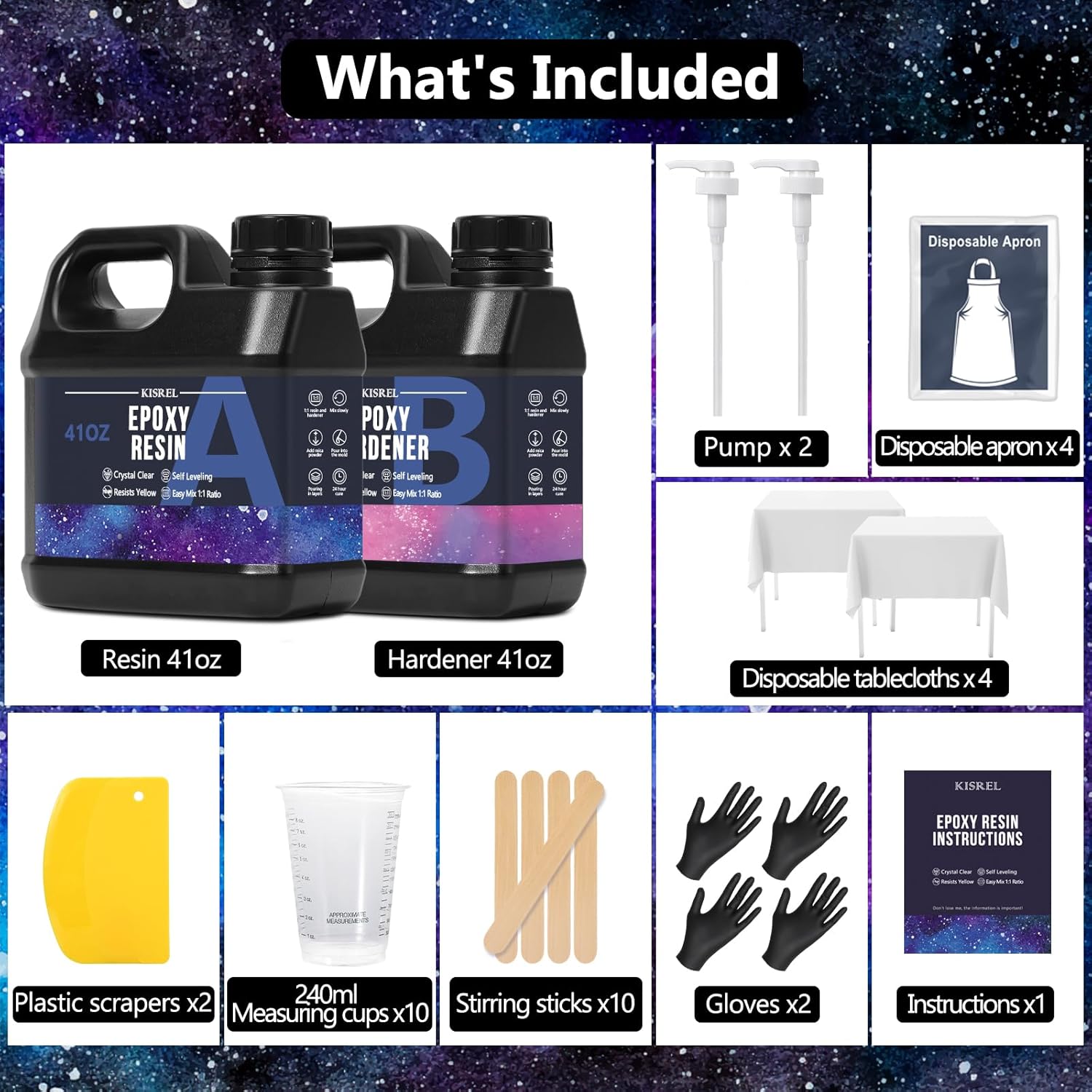 Crystal Clear Epoxy Resin Kit  - Resin Art Products recensie en prijs