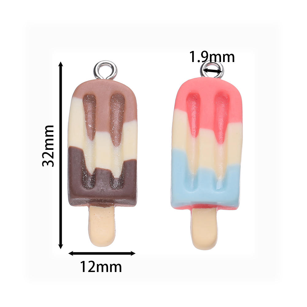 10pcs 12x32mm Cute Colorful Po - Resin Art Bracelet recensie en prijs