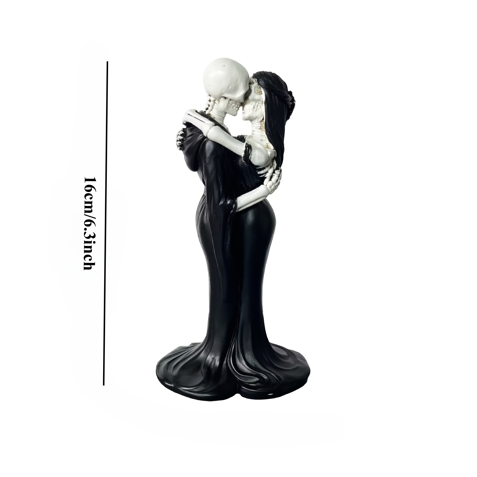 1pc Loving Skull Couple Statue - Resin Art Furniture recensie en prijs
