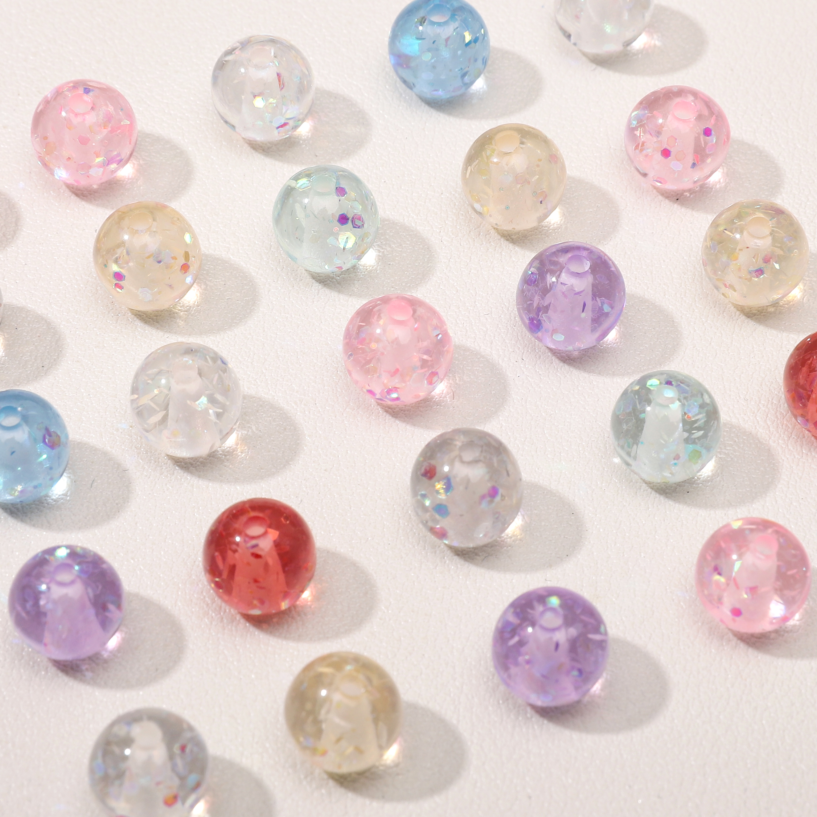 50/60Pcs 8mm Iridescent Sequin - Resin Art Bracelet recensie en prijs