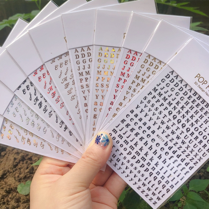 1PCS New English Alphabet Nail - Resin Art Equipment recensie en prijs