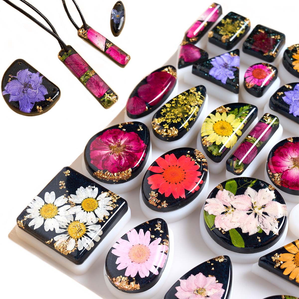 Time Stone Pendant Silicone Mo - Resin Art Necklace recensie en prijs