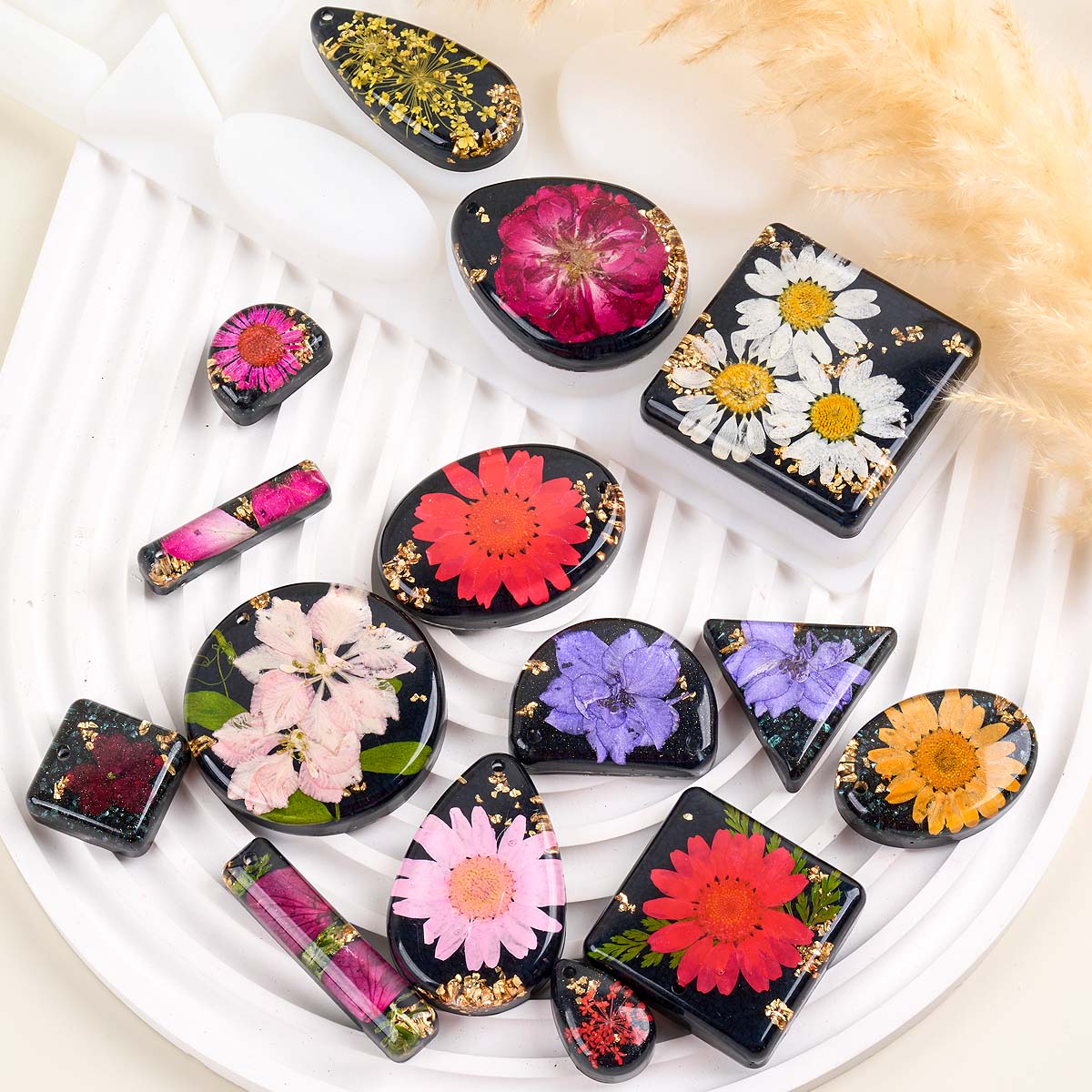 Time Stone Pendant Silicone Mo - Resin Art Necklace recensie en prijs