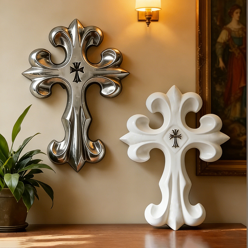 Retro Cross Wall Decor Gothic  - Resin Art Furniture recensie en prijs