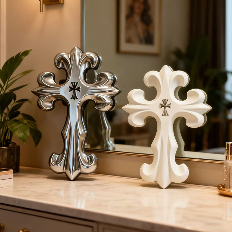 Retro Cross Wall Decor Gothic  - Resin Art Furniture recensie en prijs