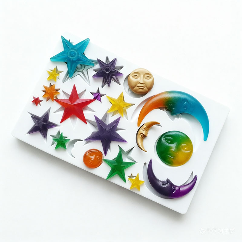 Sun Face Moon Stars Polymer Cl - Resin Art Products recensie en prijs