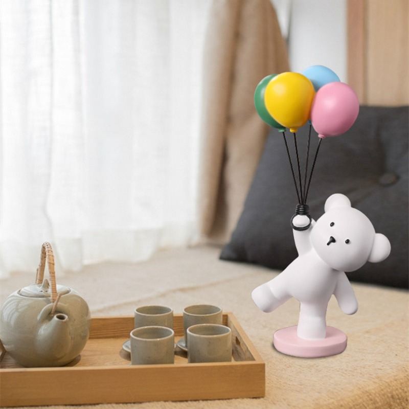 Nordic Balloon Flying Bear Rab - Resin Art Furniture recensie en prijs