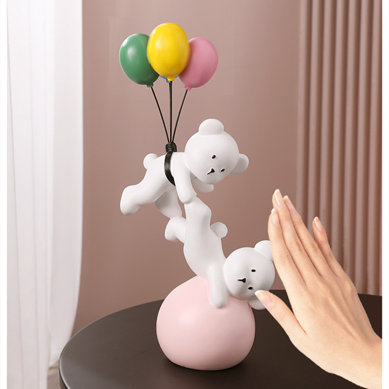 Nordic Balloon Flying Bear Rab - Resin Art Furniture recensie en prijs