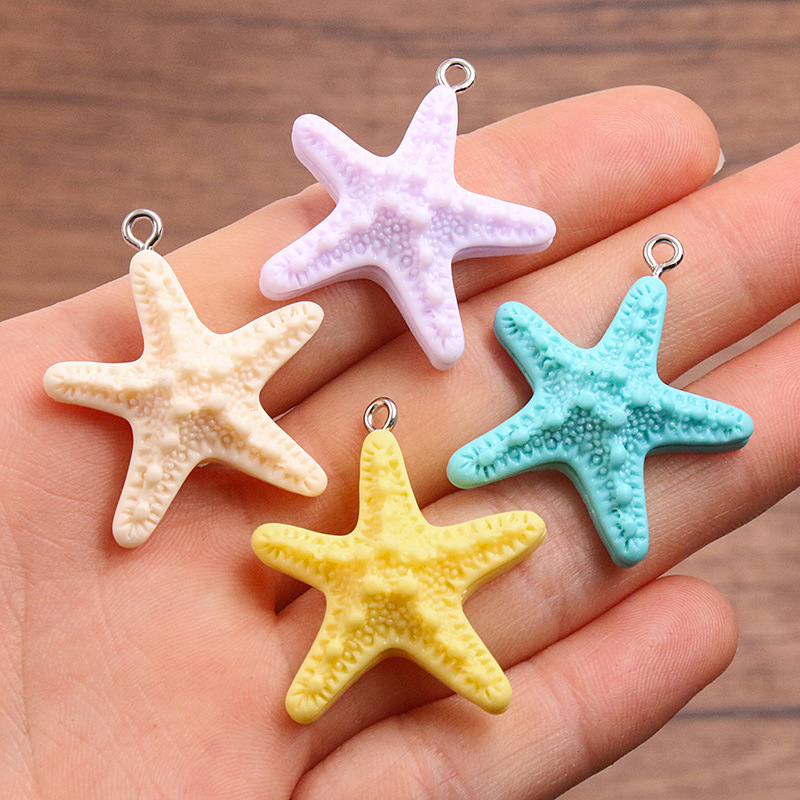 10Pcs Dopamine Color Starfish  - Resin Art Bracelet recensie en prijs