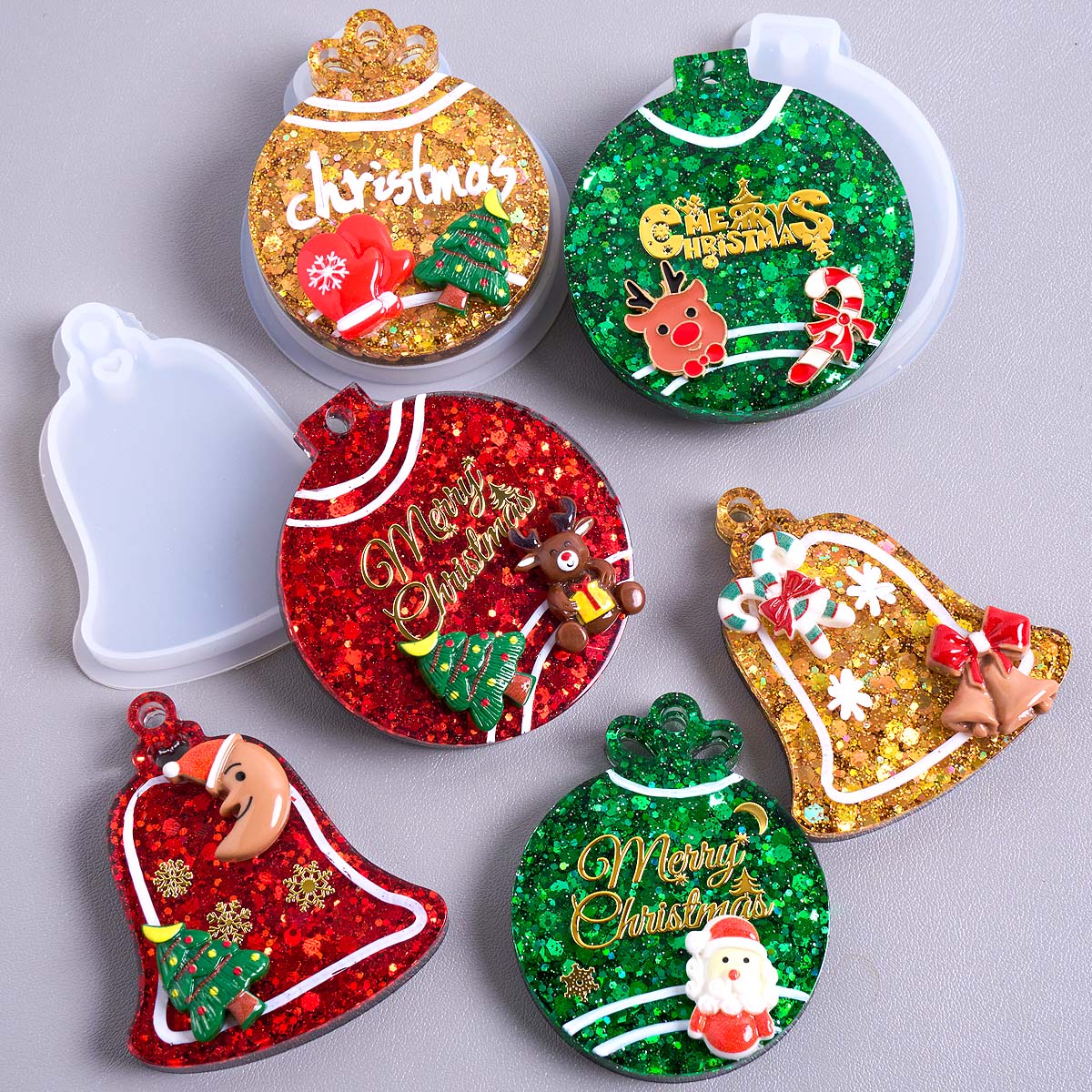 Xmas Tag Pendant Silicone Mold - Resin Art Products recensie en prijs