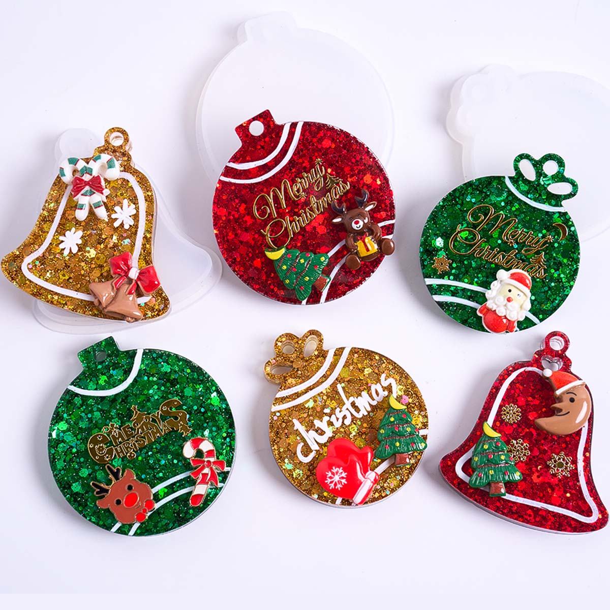 Xmas Tag Pendant Silicone Mold - Resin Art Products recensie en prijs