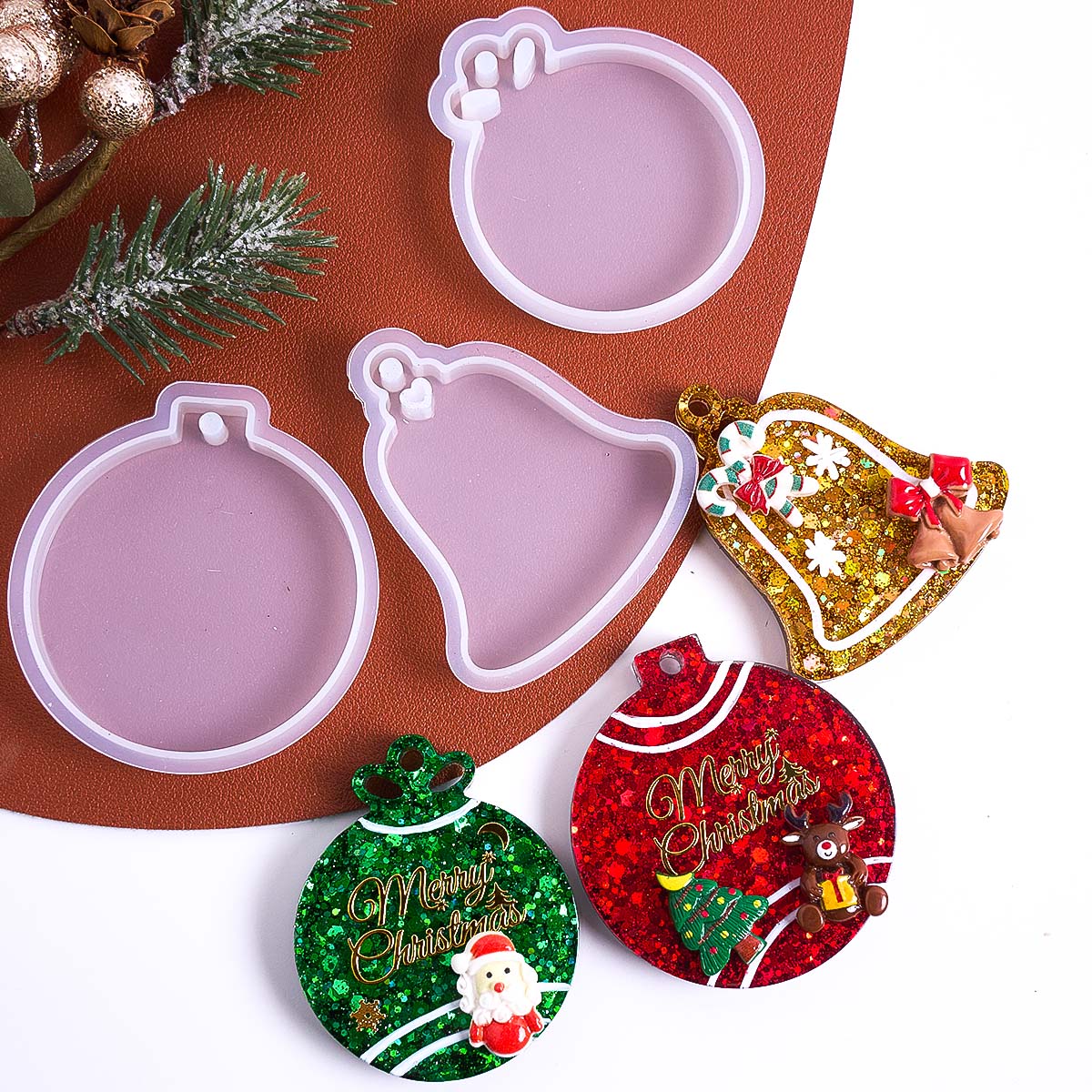 Xmas Tag Pendant Silicone Mold - Resin Art Products recensie en prijs