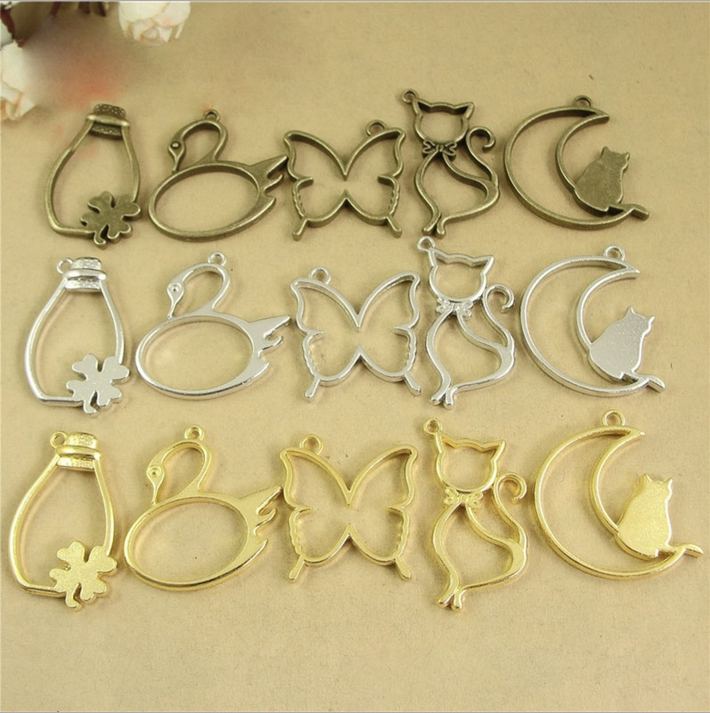 5 pcs Cat moon shape Metal Fra - Resin Art Frame recensie en prijs