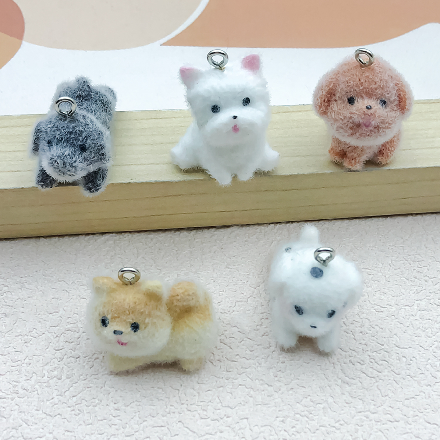 5pcs&1pc Flocked Resin Animal  - Resin Art Bracelet recensie en prijs