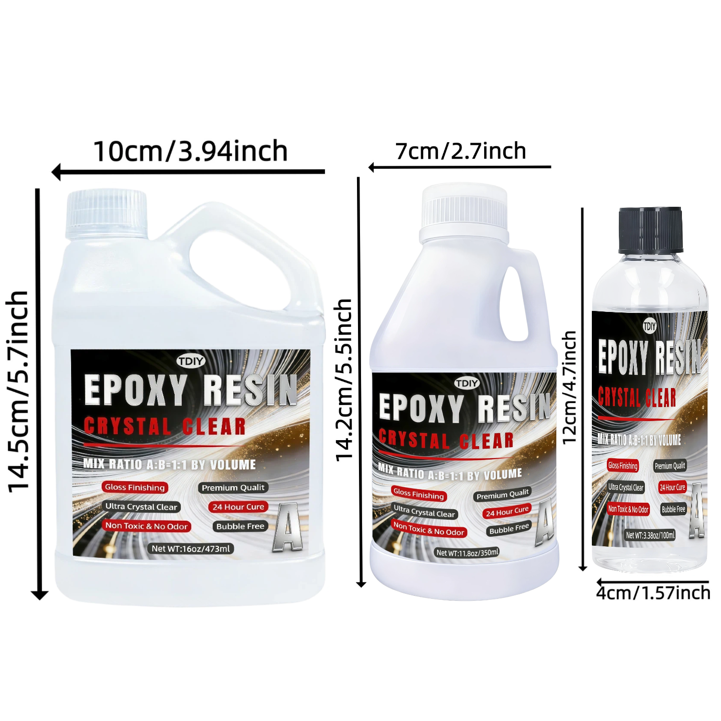 1:1 Crystal Clear Epoxy Resin  - Resin Art Products recensie en prijs