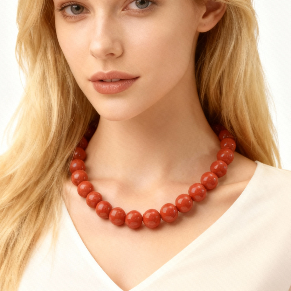 Fashion Colorful Round Acrylic - Resin Art Necklace recensie en prijs