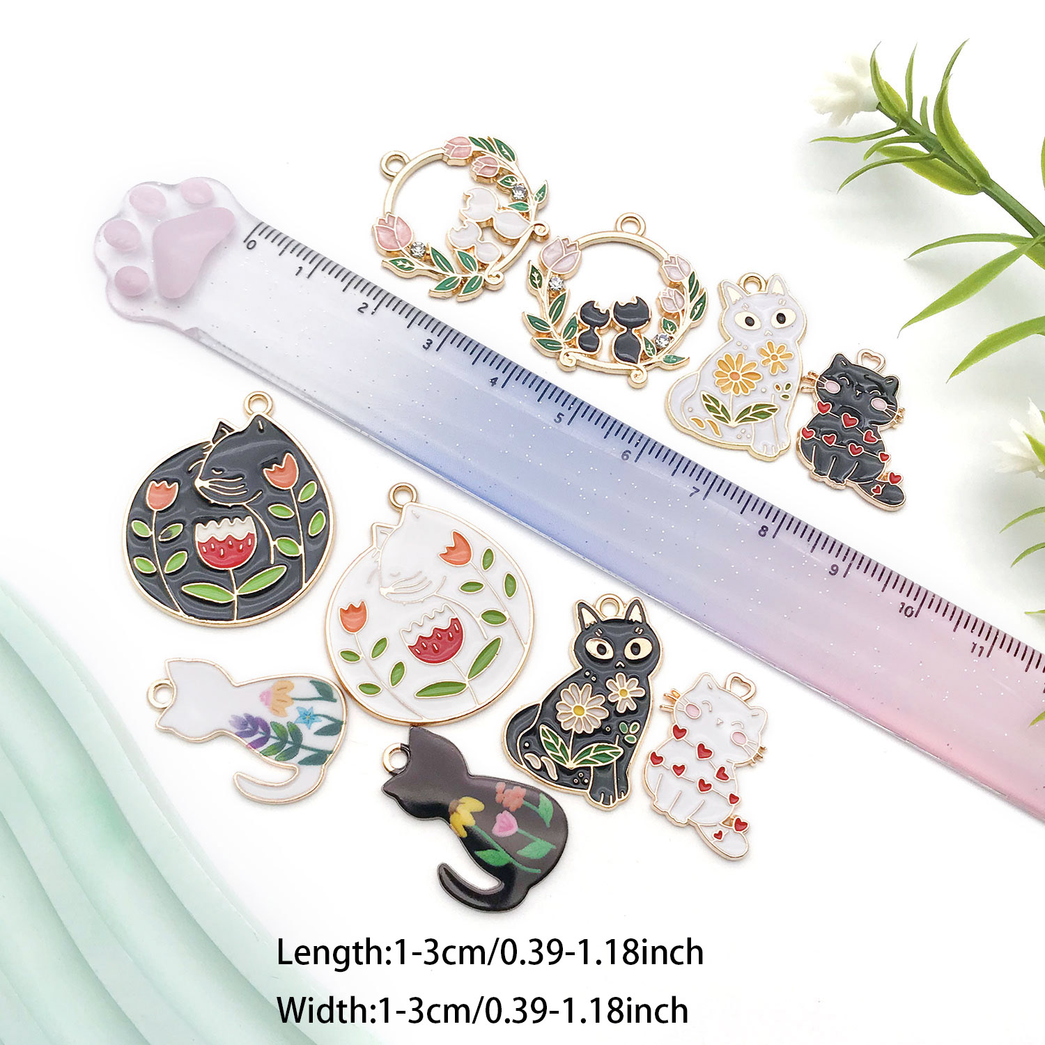 5/10pcs Resin Popular Cat Char - Resin Art Bracelet recensie en prijs