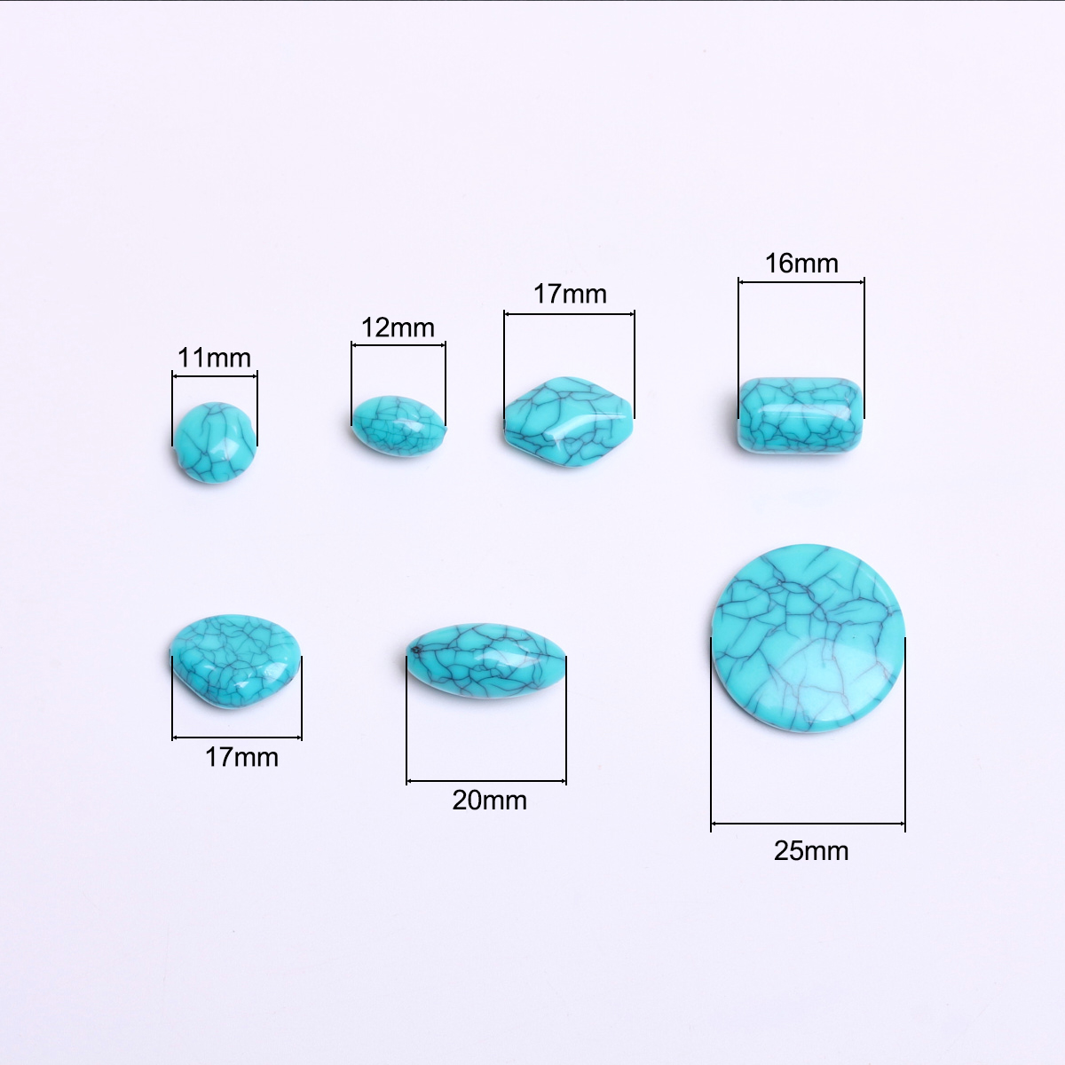 30-5pcs/bag Geometric Imitated - Resin Art Bracelet recensie en prijs