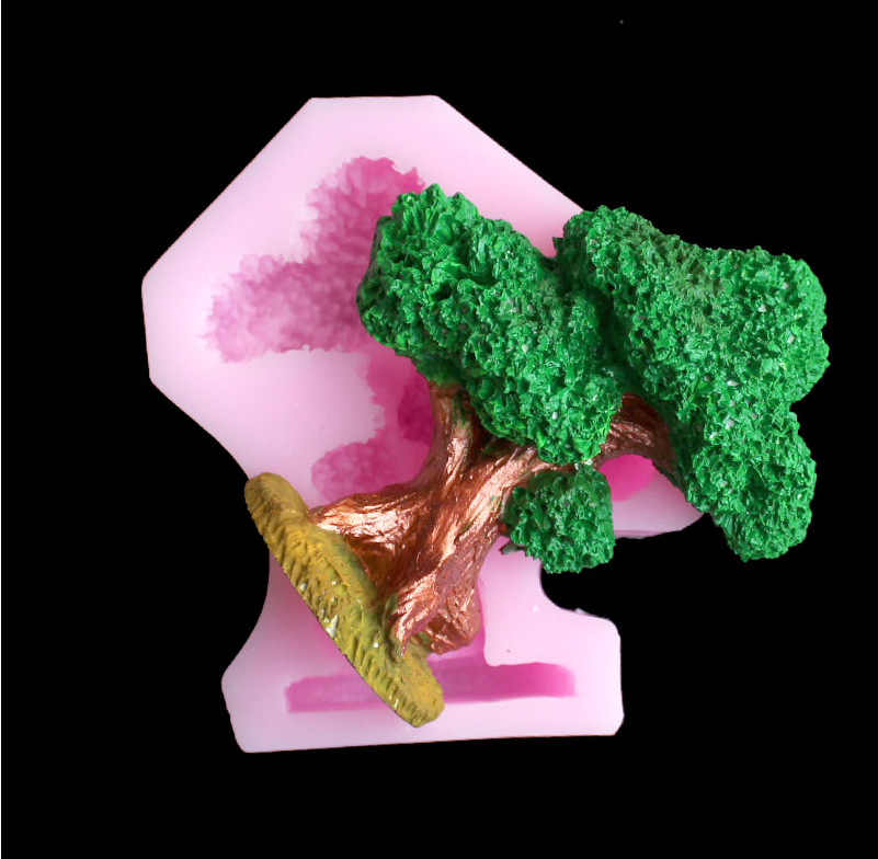 Pine tree silica gel mold DIY  - Resin Art Products recensie en prijs