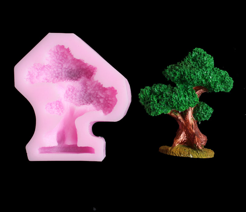 Pine tree silica gel mold DIY  - Resin Art Products recensie en prijs