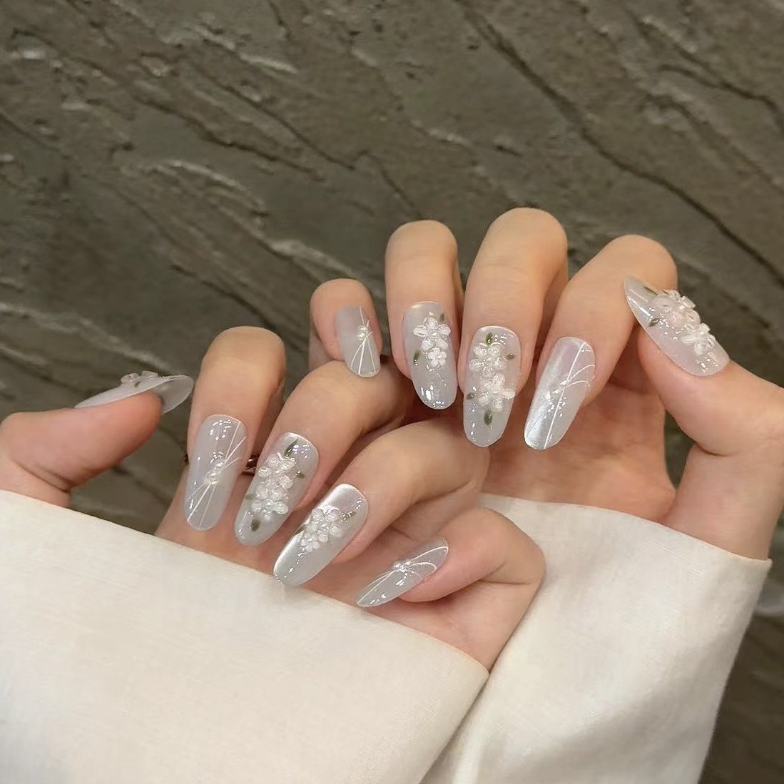 10pcs Glitter Sliver Press On  - Resin Art And Design recensie en prijs