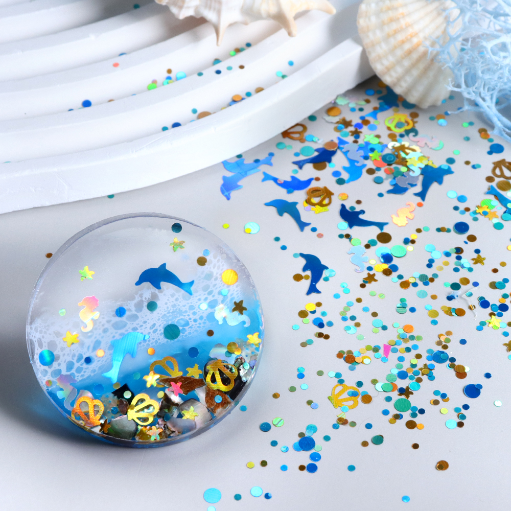 Dolphins Seahorses Glitter For - Resin Art Equipment recensie en prijs