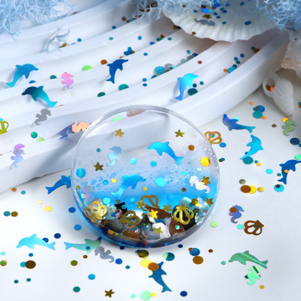 Dolphins Seahorses Glitter For - Resin Art Equipment recensie en prijs