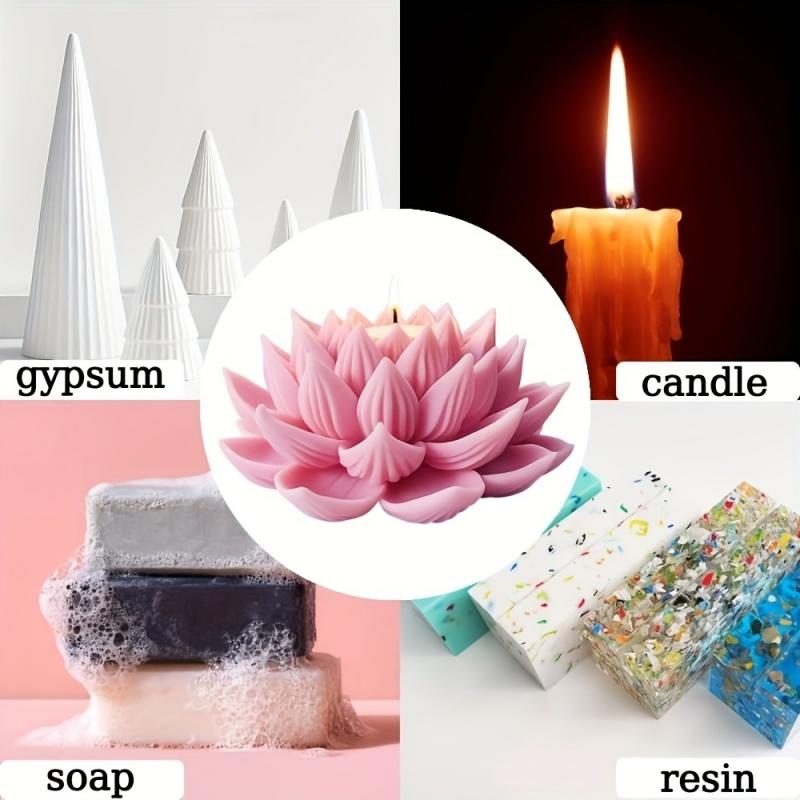 1PC Lotus Flower Candle Mold S - Resin Art Products recensie en prijs
