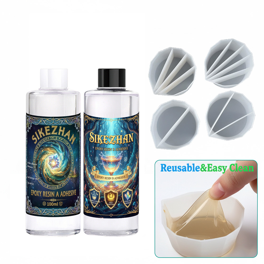 Epoxy Resin Kit with 4 Silicon - Resin Art Pouring recensie en prijs