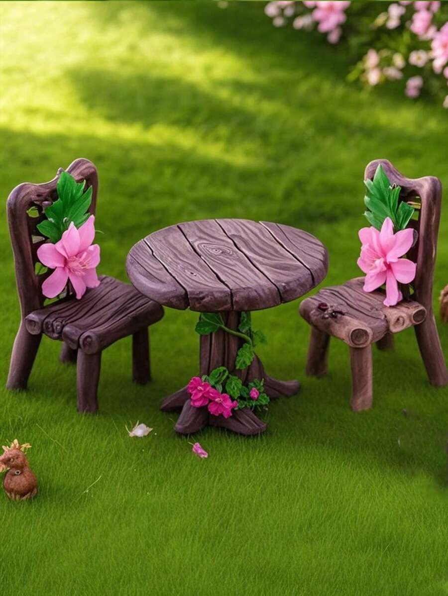 1 Set Mini Fairy Garden Table  - Resin Art Furniture recensie en prijs