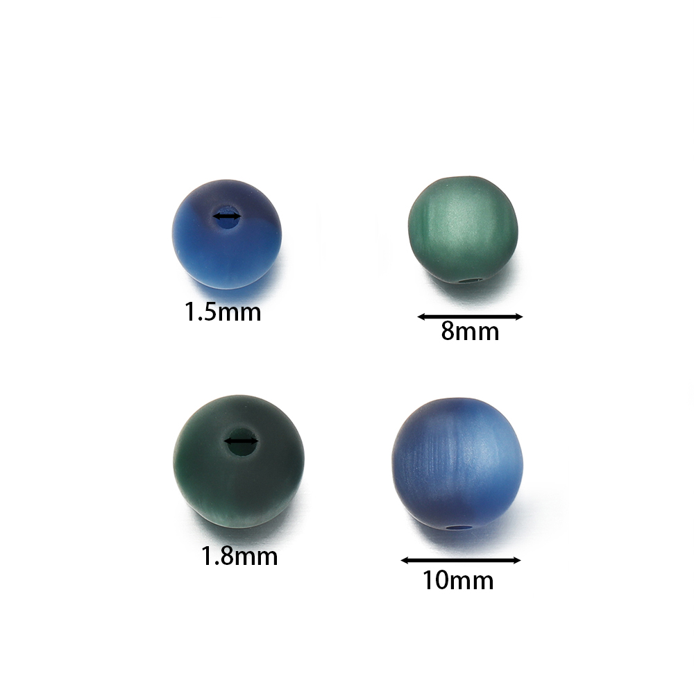 10pcs/Lot 8/10mm Resin Cat Eye - Resin Art Bracelet recensie en prijs
