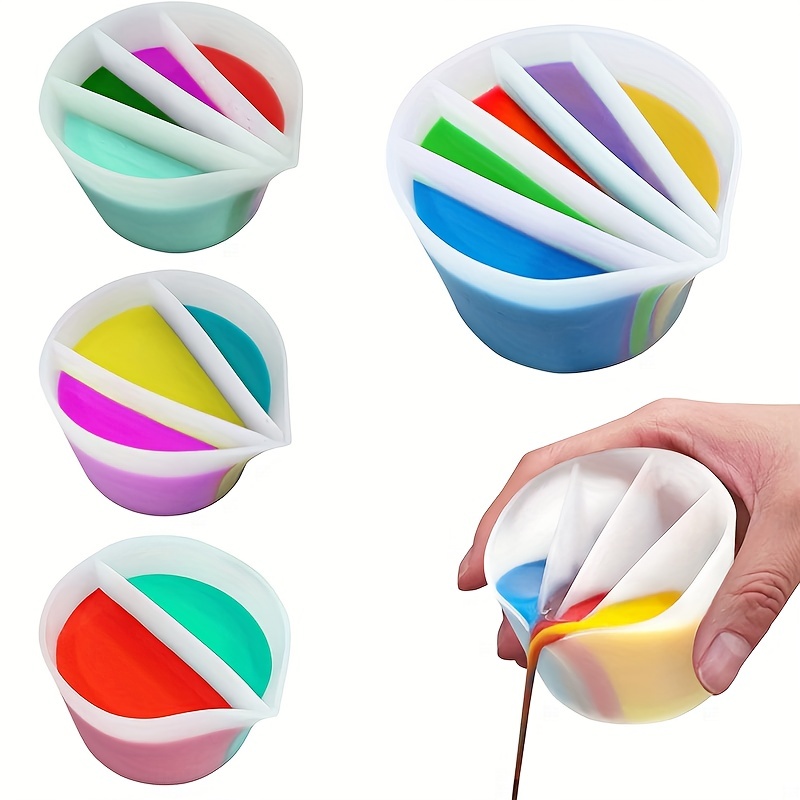 4PCS Reusable Split Cups with  - Resin Art Pouring recensie en prijs