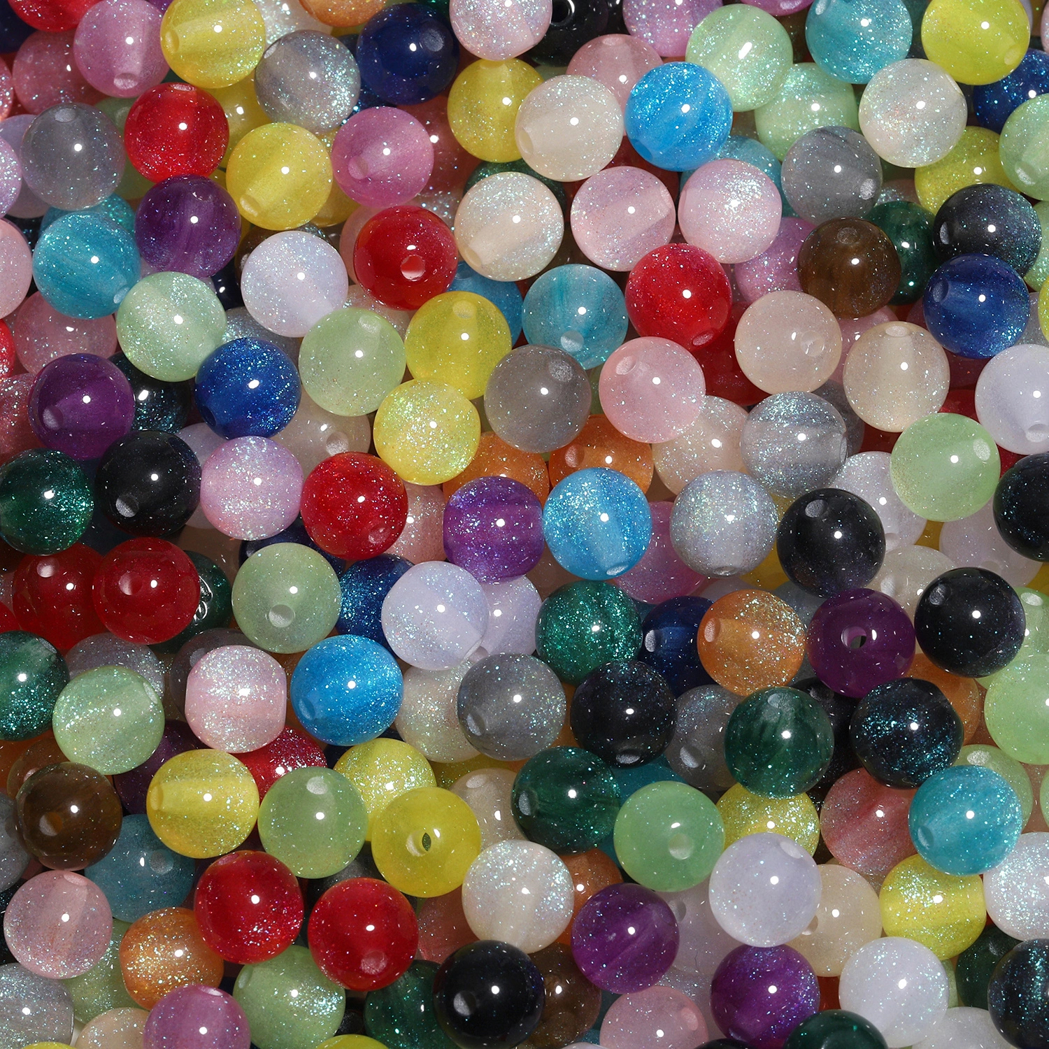 50Pcs 8mm Shiny Starry Sky Res - Resin Art Bracelet recensie en prijs