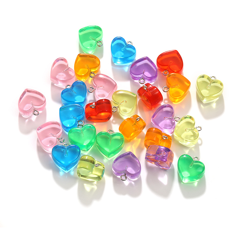 10pcs 15x18MM Multicolor Trans - Resin Art Necklace recensie en prijs