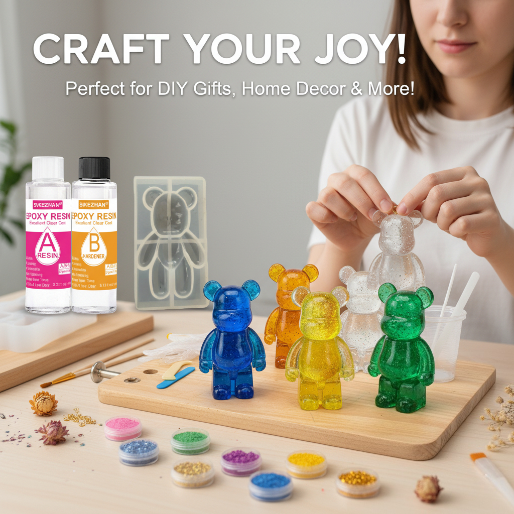 DIY Crystal Epoxy Resin Kit wi - Resin Art Equipment recensie en prijs