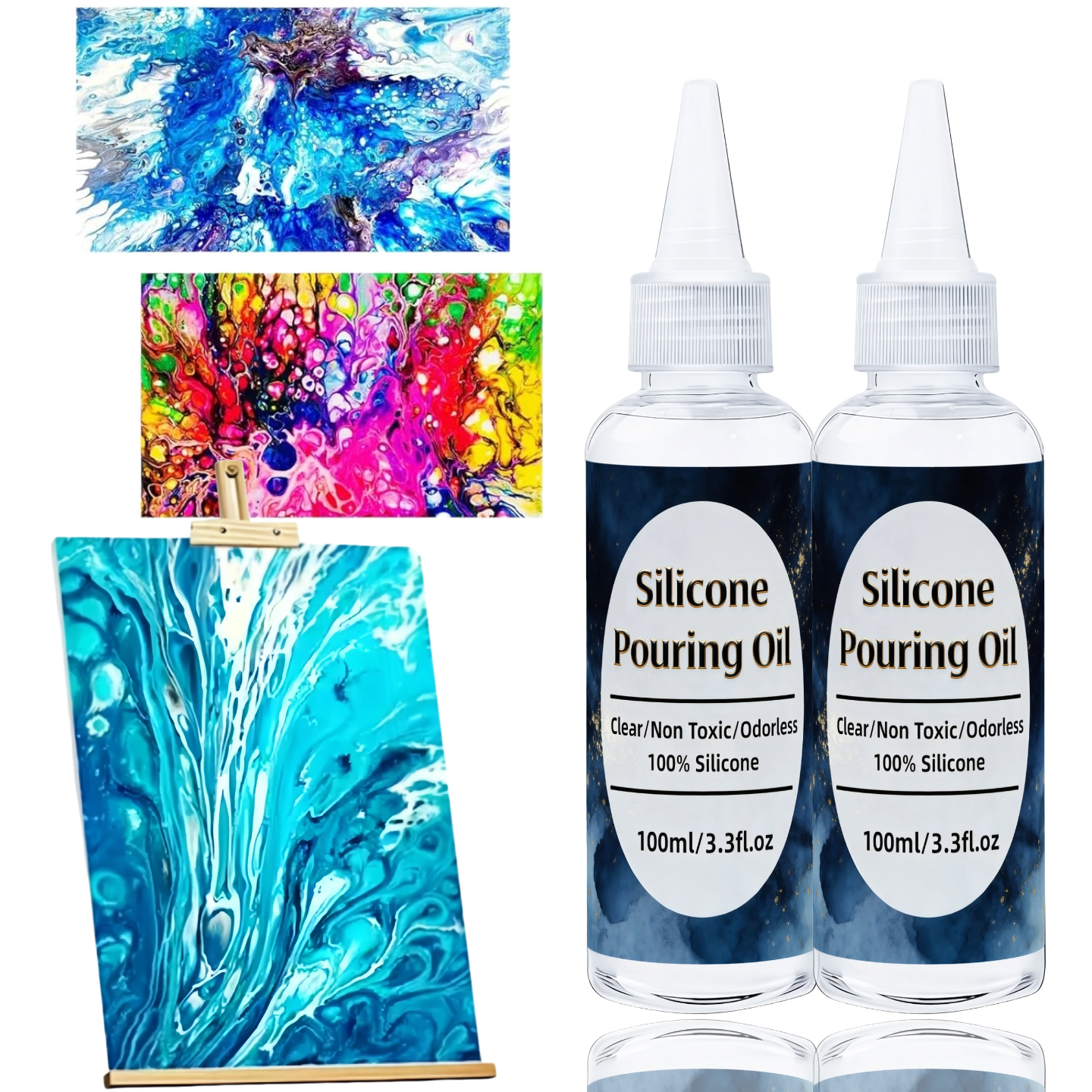 3.3oz/6.76oz silicone Pouring  - Resin Art Pouring recensie en prijs
